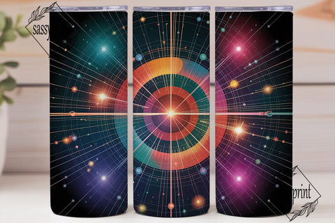 Futuristic Tech Core 20oz Tumbler Wrap Sublimation sassyprint 