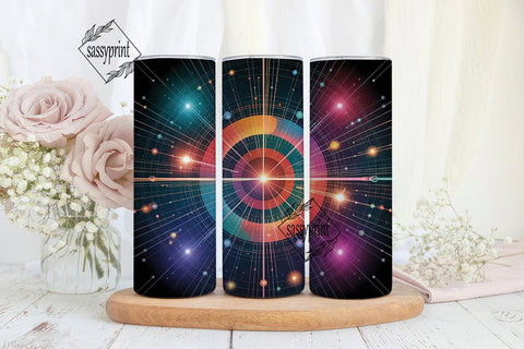 Futuristic Tech Core 20oz Tumbler Wrap Sublimation sassyprint 