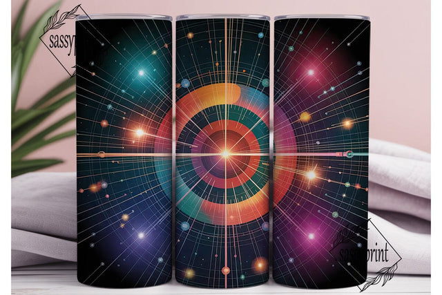 Futuristic Tech Core 20oz Tumbler Wrap Sublimation sassyprint 