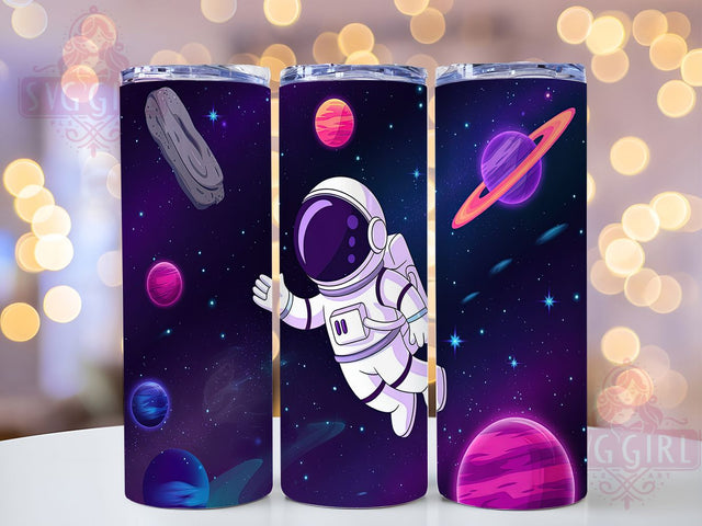 Galactic Astronaut Adventure Tumbler, Cosmic Fun Design, Astronaut Lover Cup, Space Travel Present, Galaxy Adventure Gift, Space Life Tumbler, Astronaut Art Cup Sublimation SvggirlplusArt 