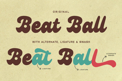 Galactic - Groovy Font Font Alpaprana Studio 