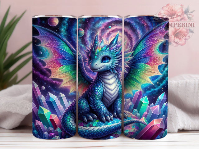 Galaxy Cosmic Celestial Dragon Tumbler, Cosmic Dragon Wrap, Fire Dragon Sublimation, 20oz Tumbler PNG, Fantasy Dragon Design, Mythical Creature Wrap, Celestial Dragon Art Sublimation Li Zamperini 