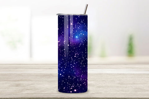 Galaxy Night Sky Tumbler Wrap | Seamless Wrap Design | 20 oz, Galaxy Tumbler Design for 20oz Tumblers, Tumbler Wrap, Sublimation Design, Can be used for Sublimation & More! Stars, Space Sublimation FloridPrintables 