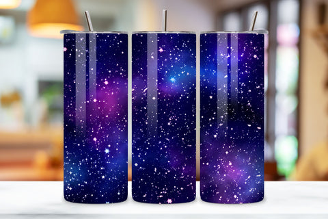 Galaxy Night Sky Tumbler Wrap | Seamless Wrap Design | 20 oz, Galaxy Tumbler Design for 20oz Tumblers, Tumbler Wrap, Sublimation Design, Can be used for Sublimation & More! Stars, Space Sublimation FloridPrintables 