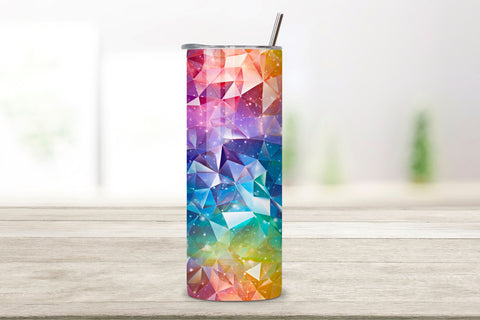 Galaxy Sparkle Spectrum Tumbler wrap, Seamless Wrap PNG Sublimation FloridPrintables 