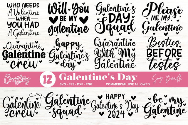 Galentine's Day SVG Bundle SVG Designangry 