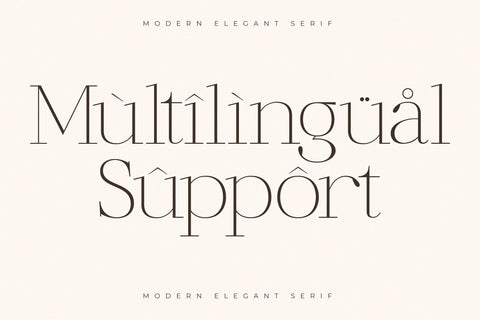Galiken - Modern Elegant Serif Font Letterena Studios 