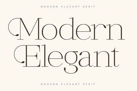 Galiken - Modern Elegant Serif Font Letterena Studios 