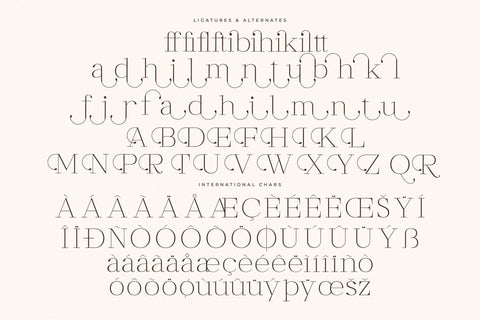 Galiken - Modern Elegant Serif Font Letterena Studios 