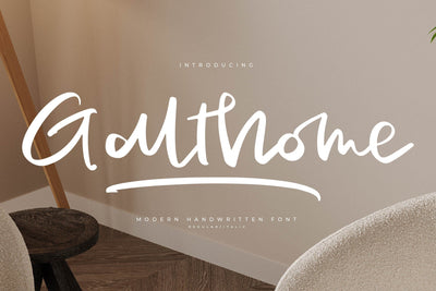Galthome - Modern Handwritten Font Font Letterena Studios 