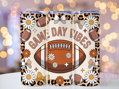 Game Day American Football Tumbler, American Football Cup, 20Oz Sublimation Wrap, Sports Fan Drinkware, Gridiron Gift Idea, Athletic Mug Design, Touchdown Tumbler Sublimation SvggirlplusArt 