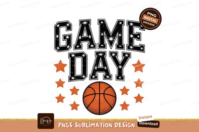 Game Day Basketball Stars Sublimation Png Sublimation Designangry 
