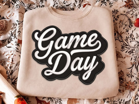 Game Day Embroidery Design, Sports Embroidery File, Football Game Day Machine Embroidery, Team Spirit Shirt Design Embroidery/Applique DESIGNS DesignDestine 