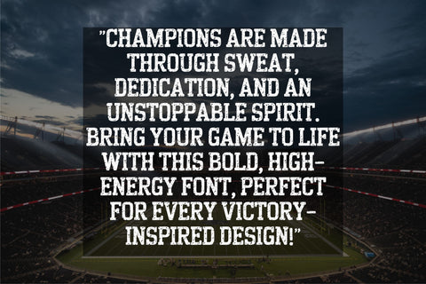Game Day Font – Varsity Distressed Sports Font for T-Shirts Font TonisArtStudio 