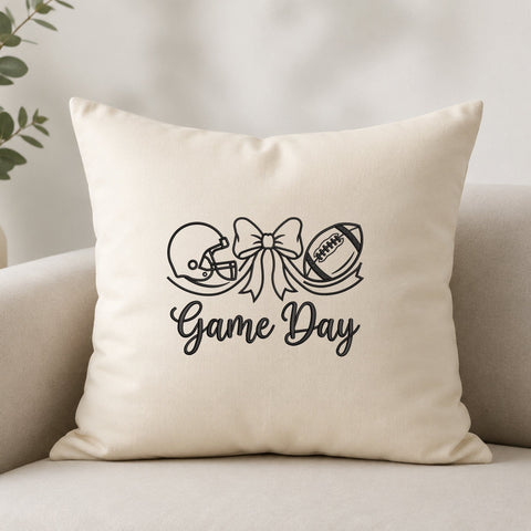 Game Day Football Bow Embroidery Design – Football Helmet Machine Embroidery File, Sports Mom Design Embroidery/Applique DESIGNS PatternFeed8 