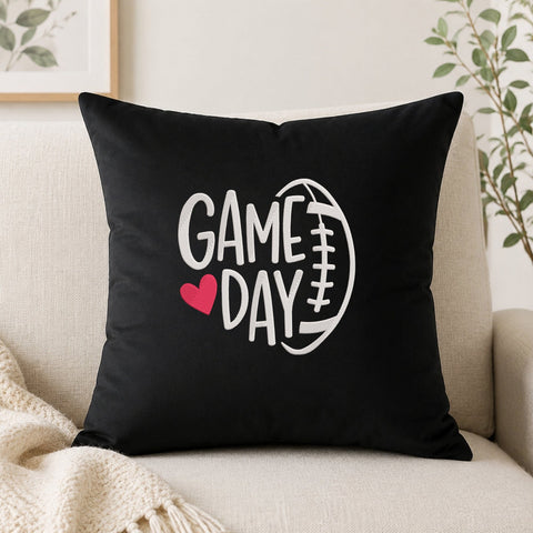 Game Day Football Embroidery Design – Football Heart Sports Mom Machine Embroidery File Embroidery/Applique DESIGNS PatternFeed8 