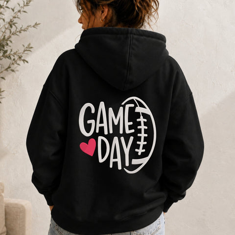 Game Day Football Embroidery Design – Football Heart Sports Mom Machine Embroidery File Embroidery/Applique DESIGNS PatternFeed8 