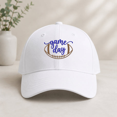 Game Day Football Embroidery Design – Purple Script Football Sports Machine Embroidery File Embroidery/Applique DESIGNS PatternFeed8 