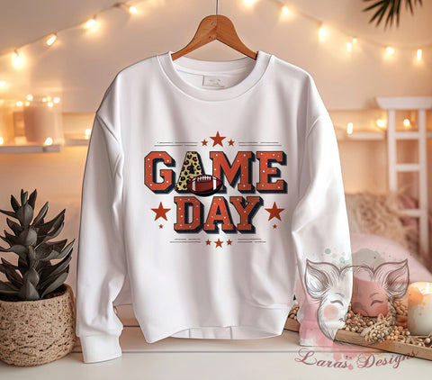 Game Day, Football Mom, Sports PNG, Team Spirit, Football Graphics, Cheer Mom, Athletic Download, Football Season Sublimation Lara' s Designs 