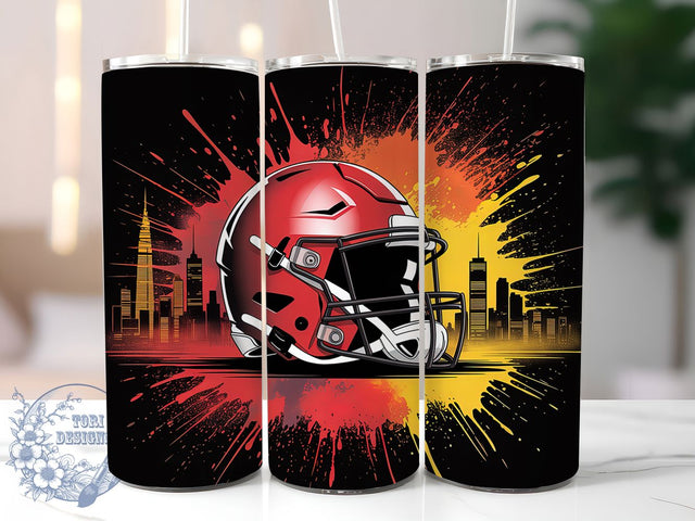 Game Day Football Sports Tumbler, Sports Fan Cup, 20Oz Sublimation Wrap, Game Day Drinkware, Gridiron Gift Idea, Athletic Mug Design, Touchdown Tumbler Sublimation ToriDesigns 