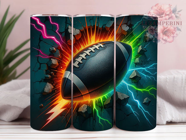 Game Day Football Tumbler Wrap, 20oz Tumbler Design, Breaking Wall Tumbler, Sports Tumbler PNG, Game Day Wrap, Sublimation Tumbler Design, Football Skinny Tumbler Sublimation Li Zamperini 