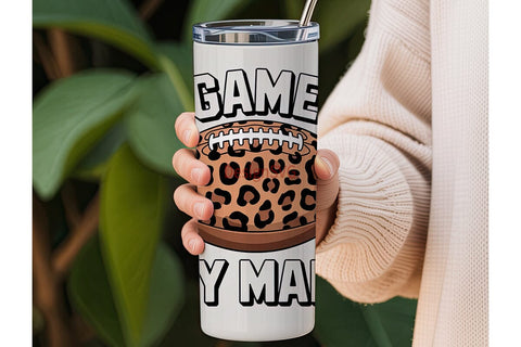 Game Day Mama 20oz Tumbler Design Sublimation DesignSVG 