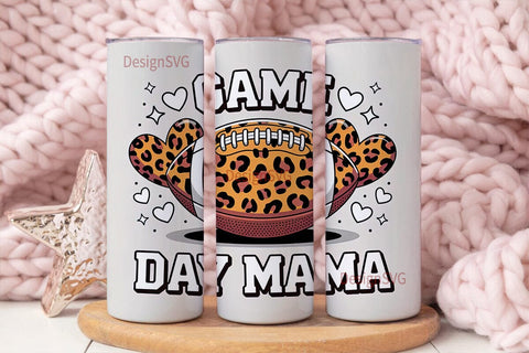 Game Day Mama 20oz Tumbler Design Sublimation DesignSVG 