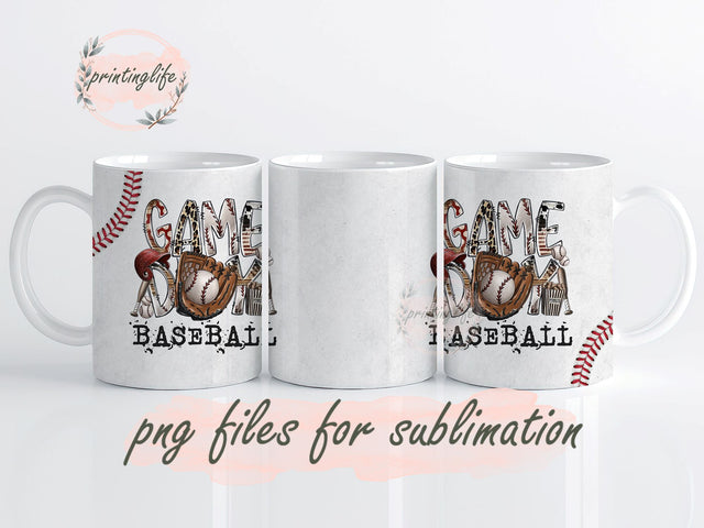Game Day Mug Wrap Design, Instant Digital Design Download Mug Wrap Design, Mug Design PNG Sublimation PrintingLife 