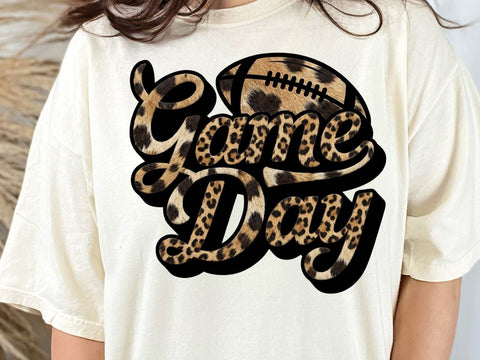 Game Day Png, Game Day Shirt Png, Football Game Day leopard Png, Football Shirt Png, Game Day Vibes Png, Football Mom Png SVG DesignDestine 