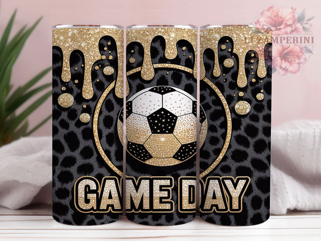 Game Day Soccer Mom Coach Tumbler Wrap, Game Day Tumbler, Soccer Mom Tumbler, Soccer PNG, 20oz Skinny Tumbler, Soccer Coach Gift, Soccer Sublimation Sublimation Li Zamperini 