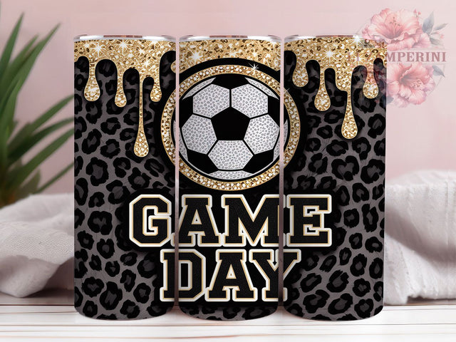 Game Day Soccer Mom Coach Tumbler Wrap, Game Day Tumbler, Soccer Mom Tumbler, Soccer PNG, 20oz Skinny Tumbler, Soccer Coach Gift, Soccer Sublimation Sublimation Li Zamperini 