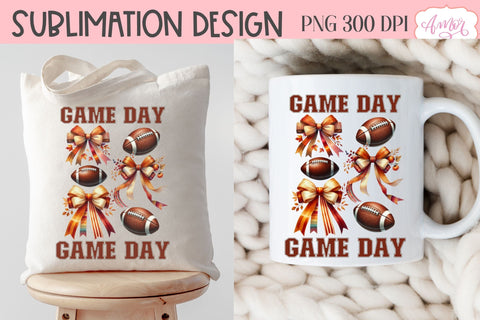 Game day sublimation PNG | American Football shirt design Sublimation Amorclipart 