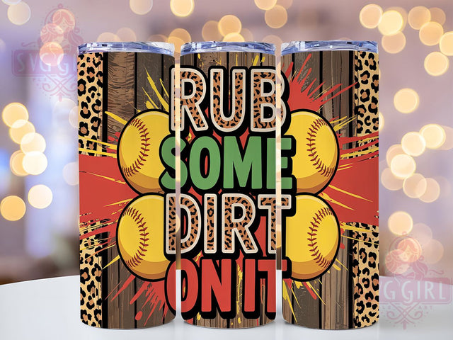 Game Day Tough Softball Warrior Tumbler Wrap, Baseball Player Saying Wrap, 20oz Competitive Spirit Design, Gritty Athlete Sublimation, Dugout Quote Tumbler, Custom Softball Mom Gift Sublimation SvggirlplusArt 