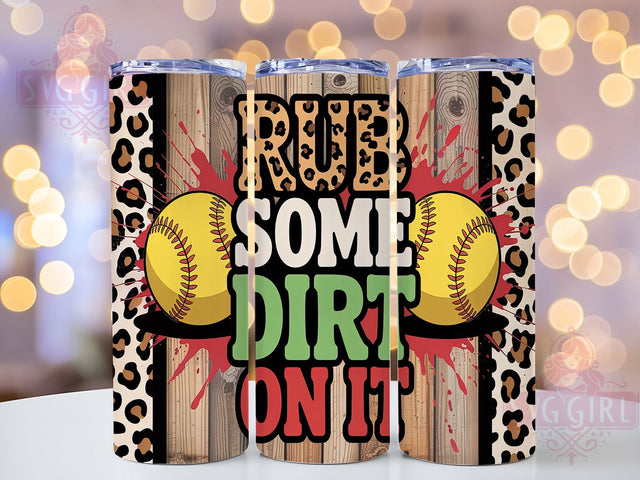 Game Day Tough Softball Warrior Tumbler Wrap, Baseball Player Saying Wrap, 20oz Competitive Spirit Design, Gritty Athlete Sublimation, Dugout Quote Tumbler, Custom Softball Mom Gift Sublimation SvggirlplusArt 