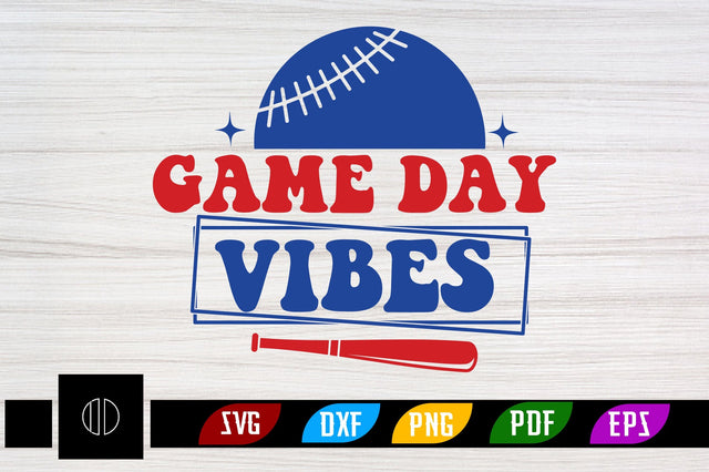 Game Day Vibes Svg Design SVG Nbd161 