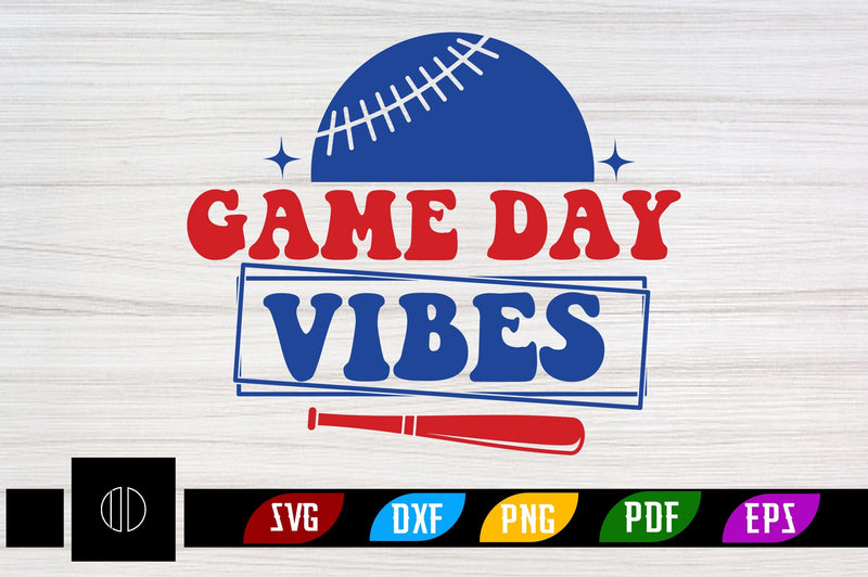 Game Day Vibes Svg Design SVG Nbd161 