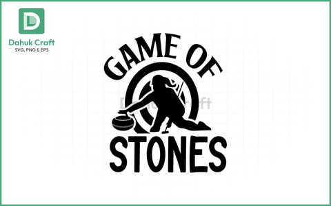 Game of Stones SVG – Curling Parody Game of Stones SVG PNG & EPS V30 SVG dahukdesign 