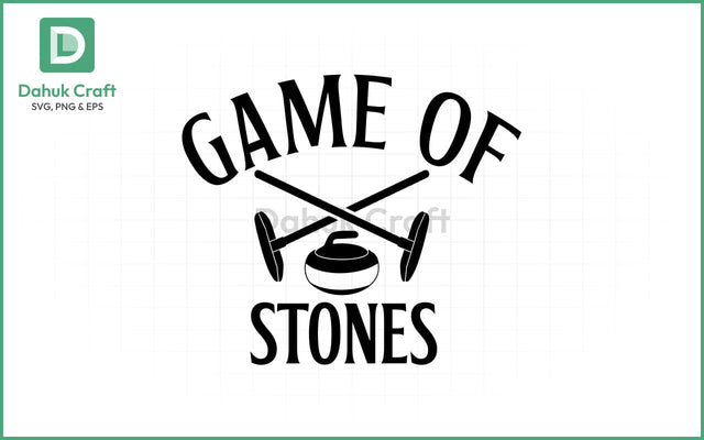 Game of Stones SVG – Curling Parody Game of Stones SVG PNG & EPS V31 SVG dahukdesign 