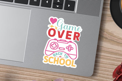 Game over back to school SVG Angelina750 