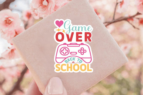 Game over back to school SVG Angelina750 