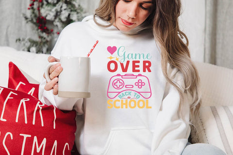 Game over back to school SVG Angelina750 