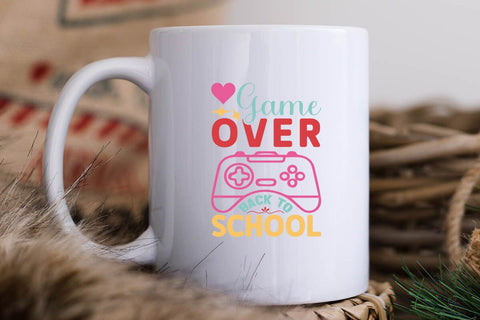 Game over back to school SVG Angelina750 