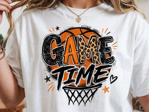 Game Time Basketball PNG SVG DesignDestine 