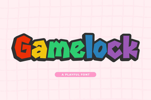 Gamelock Font Abo Daniel Studio 