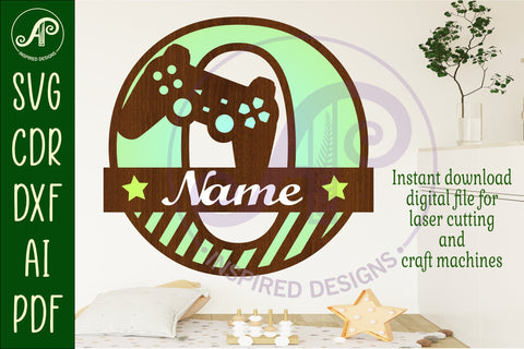 Gamer Capital Monogram Letter O SVG SVG APInspireddesigns 