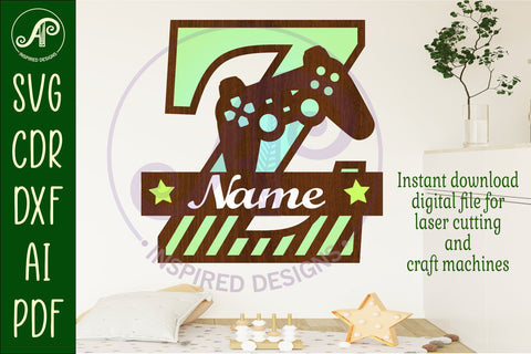 Gamer Capital Monogram Letter Z SVG SVG APInspireddesigns 