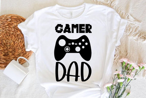 Gamer dad, Father's Day T-shirt, Dad Quote Design SVG FiveStarCrafting 