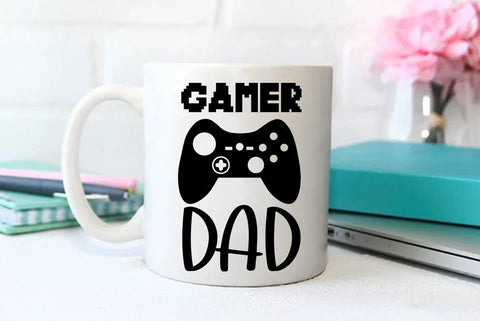Gamer dad, Father's Day T-shirt, Dad Quote Design SVG FiveStarCrafting 