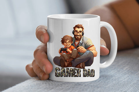 Gamer dad Sublimation Design Sublimation Regulrcrative 