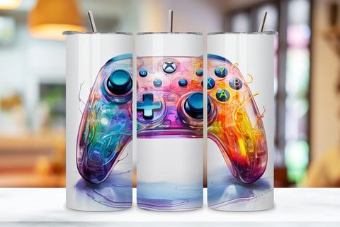 Gamer life 20oz Skinny Tumbler Sublimation Designs Gaming Tumbler Png Gaming PNG File Gaming Tumbler Wrap Seamless Design Sublimation FloridPrintables 